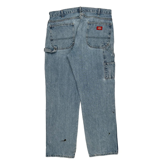 Dickies Carpenter Jeans - 35W 31L Light Wash Cotton