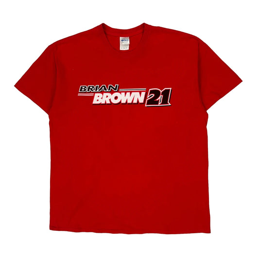 Knoxville 2015 Gildan Graphic T-Shirt - XL Red Cotton