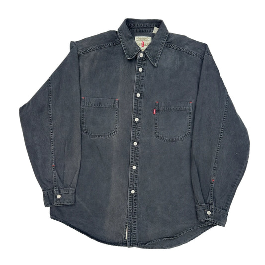 Levis Denim Shirt - XL Grey Cotton