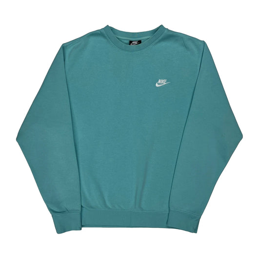 Nike Sweatshirt - Large Green Cotton
