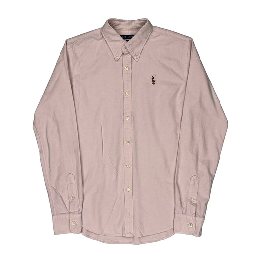 Ralph Lauren Slim Fit Shirt - XS Pink Cotton