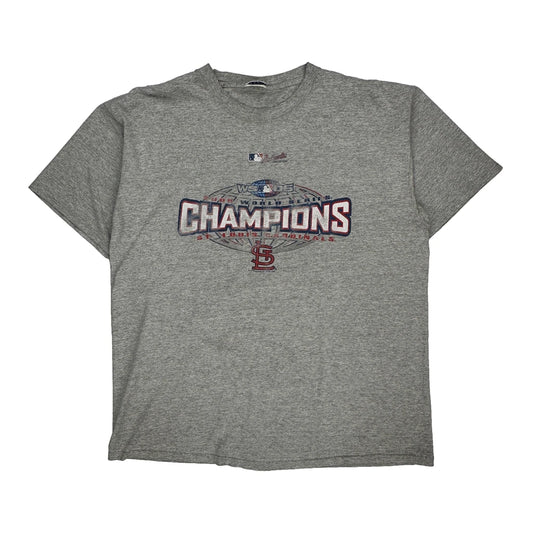St. Louis Cardinals Lee Sport Mlb T-Shirt - XL Grey Cotton