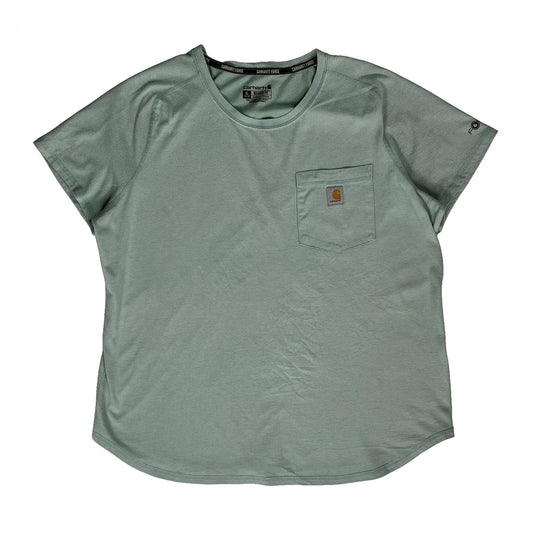 Vintage Carhartt T-Shirt - XL Green Cotton