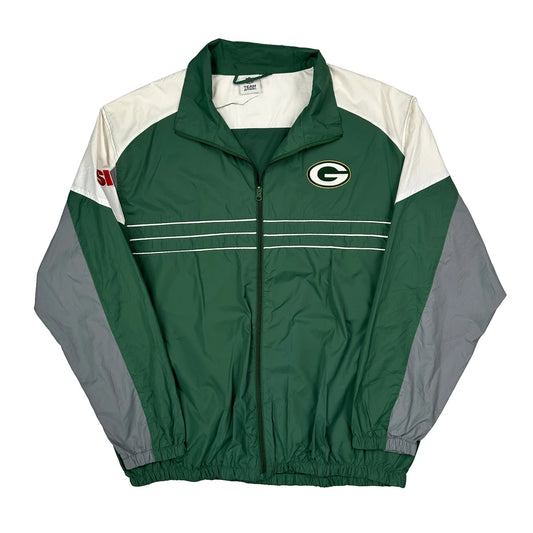 Green Bay Packers Nfl Football Windbreaker - Small Green Polyester