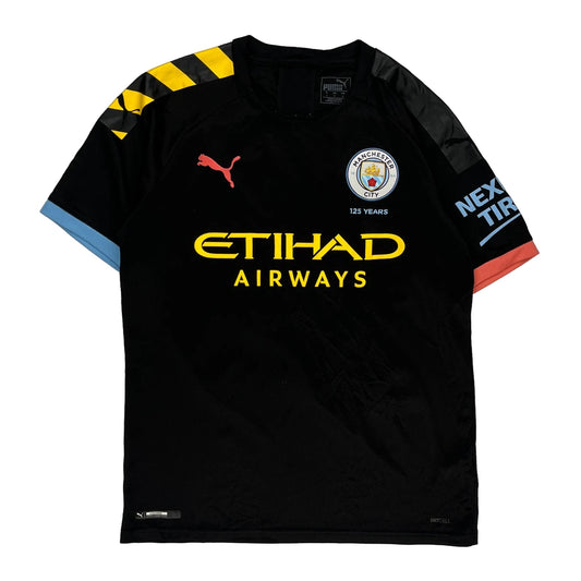 Manchester City Puma Football Shirt - Small Black Polyester