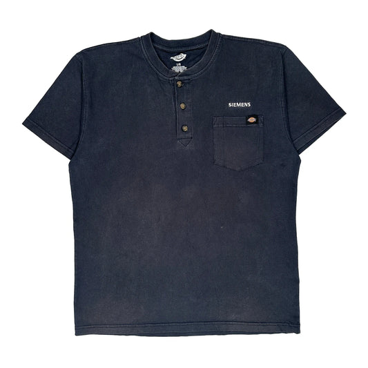 Vintage Dickies T-Shirt - Large Black Cotton
