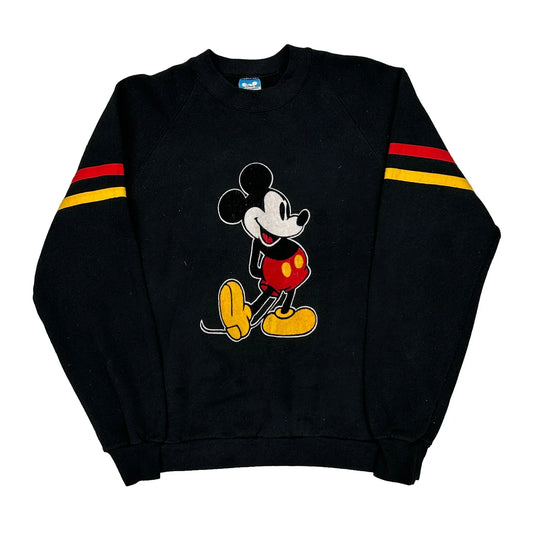 Made In Usa Mickey Mouse Disney Sweatshirt - XL Black Cotton