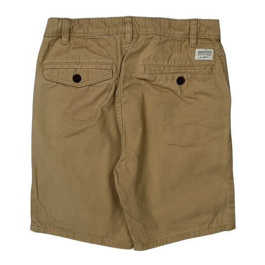 Vintage Age 12 Quiksilver Chino Shorts - Medium Beige Cotton