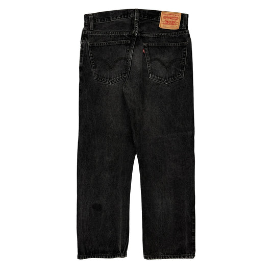 505 Levis Jeans - 34W 28L Black Cotton