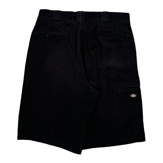 Dickies Baggy Shorts - 34W 10L Black Cotton