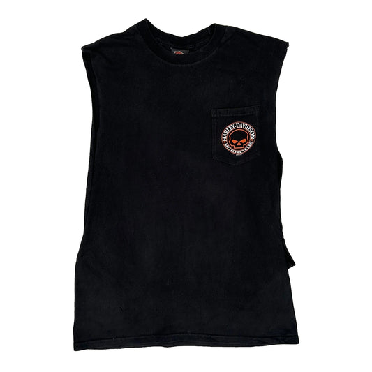 Iowa Harley Davidson Graphic T-Shirt - Large Black Cotton