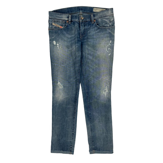 Diesel Getlegg Jeans - 33W 27L Blue Cotton