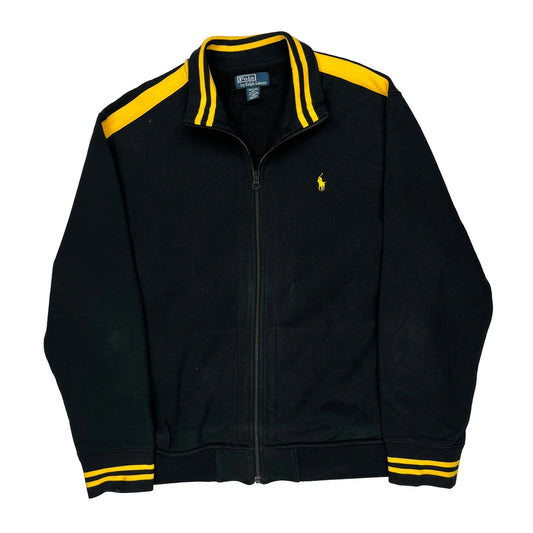 Polo By Ralph Lauren Track Jacket - 2XL Black Cotton