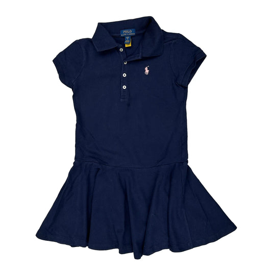 Age 7 Polo By Ralph Lauren Dress - Small Navy Cotton