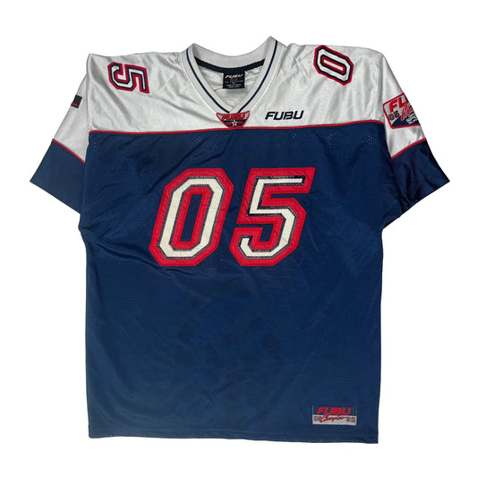 Fubu Jersey - XL Navy Polyester