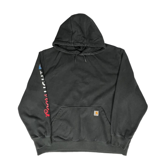 Vintage Carhartt Hoodie - 2XL Black Cotton Blend