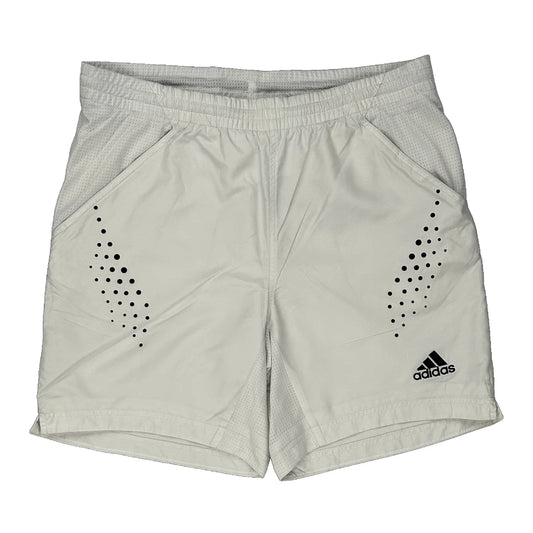 Adidas Sport Shorts - Medium White Polyester