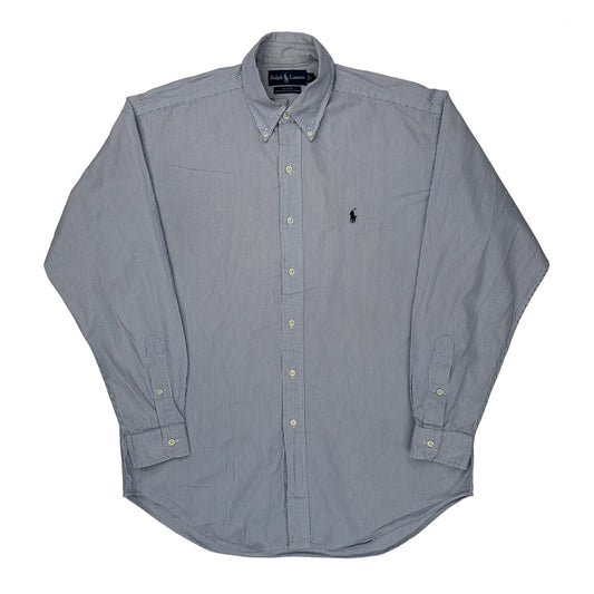 Blake Ralph Lauren Striped Shirt - Medium Blue Cotton