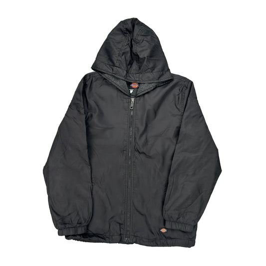 Age 10-12 Dickies Waterproof Jacket - Medium Black Polyester