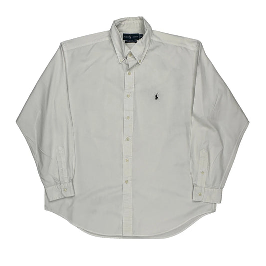 Blake Ralph Lauren Shirt - XL White Cotton