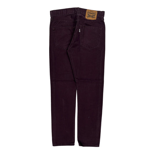 Levis Jeans - 31W 30L Burgundy Cotton