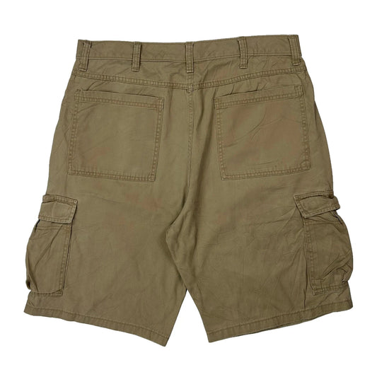 Wrangler Cargo Shorts - 34W 10L Khaki Cotton