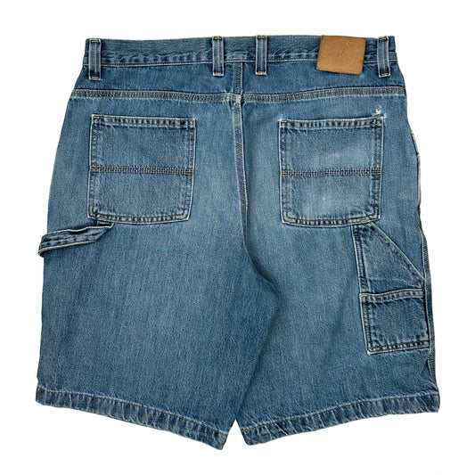 Unbranded Carpenter Shorts - 34W 9L Blue Cotton