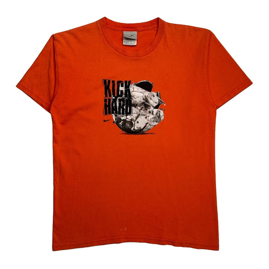 Age 15 Nike Graphic T-Shirt - XL Orange Cotton