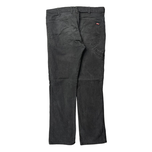 Dickies Carpenter Trousers - 36W 33L Black Cotton
