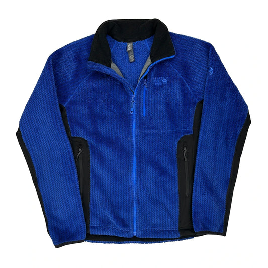 Mountain Club Fleece Jacket - Large Blue Polyester