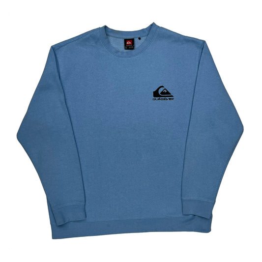 Vintage Quiksilver Sweatshirt - XL Blue Cotton