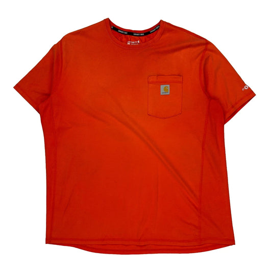 Carhartt T-Shirt - 2XL Orange Cotton