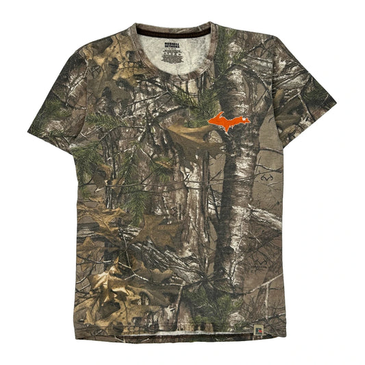 Russell Outdoor Camo T-Shirt - Small Camo Cotton