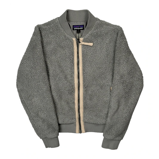 Patagonia Fleece Jacket - Small Grey Polyester