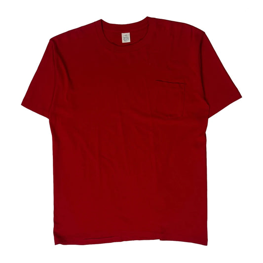 Towncraft Blank T-Shirt - XL Red Cotton