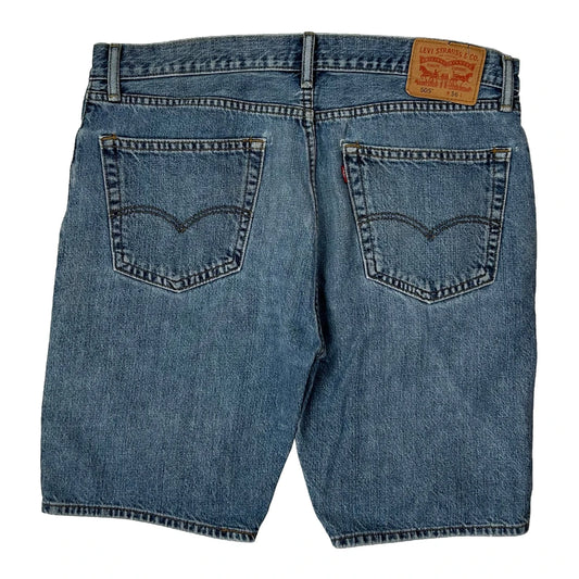Vintage Levis Denim Shorts - 36W 10L Blue Denim