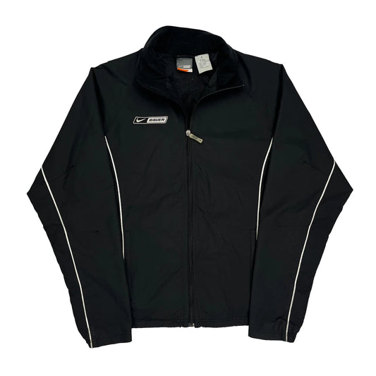 Bauer Nike Track Jacket - Small Black Nylon