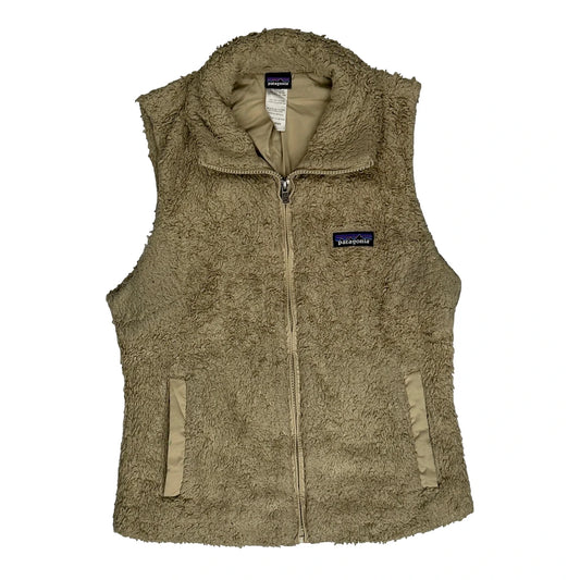 Patagonia Fleece  Gilet - Small Beige Polyester