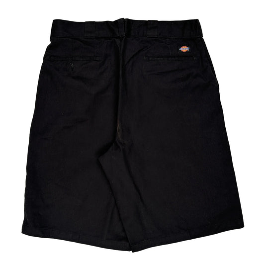 Made In USA Dickies Shorts - 38W 10L Black Polyester Blend