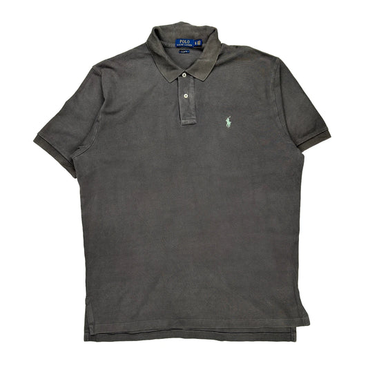 Polo By Ralph Lauren Polo Shirt - XL Grey Cotton