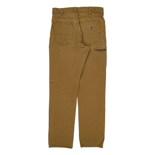 Carhartt Trousers - 33W 33L Beige Cotton Blend