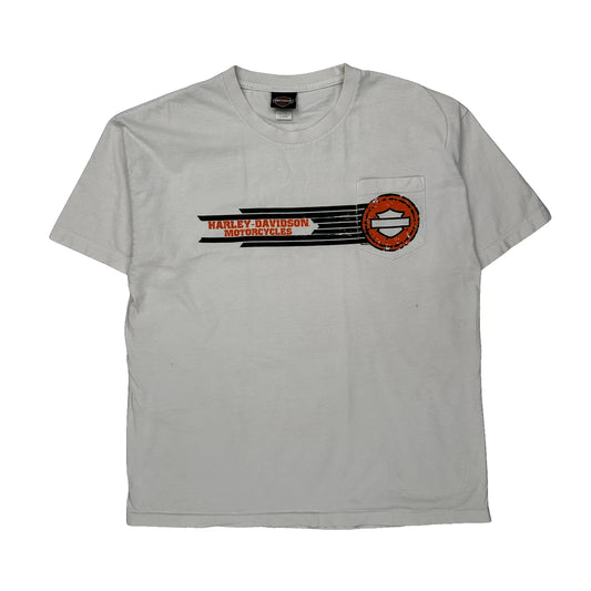Mile High Harley-Davidson Of Parker, Co Harley Davidson Graphic T-Shirt - XL White Cotton