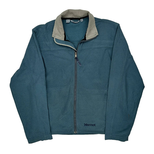 Marmot Fleece Jacket - Medium Blue Polyester