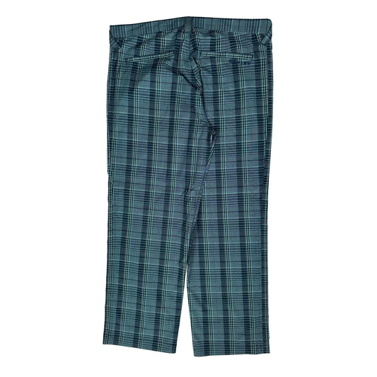 Oakley Checked Trousers - 36W 32L Blue Polyester