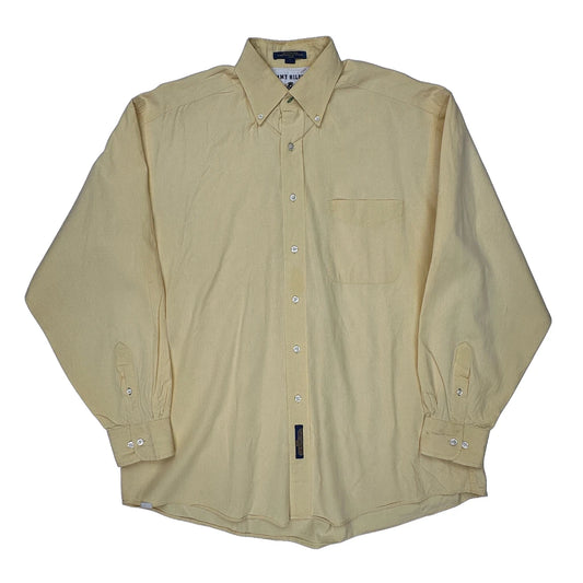 Tommy Hilfiger Shirt - Large Yellow Cotton