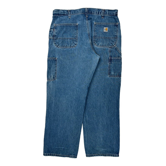 Carhartt Carpenter Jeans - 36W 32L Blue Cotton