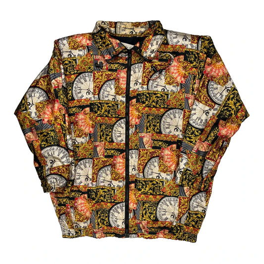 Rafael Graphic Windbreaker - Small Multicoloured Nylon