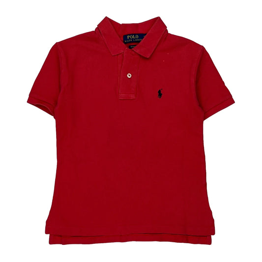 Age 8 Polo By Ralph Lauren Polo Shirt - Small Red Cotton