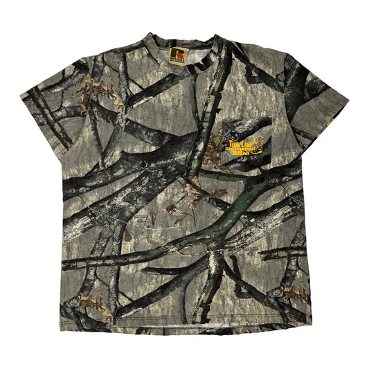 Turk Lake Mi Russell Outdoors T-Shirt - 2XL Camo Cotton