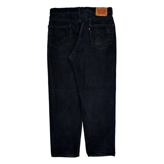 560 Levis Jeans - 34W 32L Black Cotton